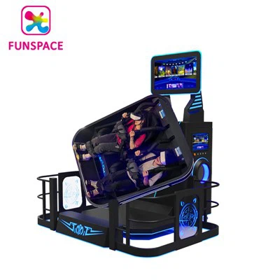 2 لاعبين 360 درجة VR كرسي Roller Coaster Simulator
